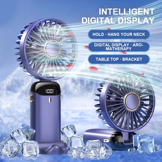 Zyflow USB Portable Mini Fan – Rechargeable, Quiet & Powerful